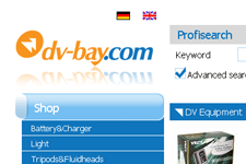Дизайн для интернет магазина Dv-bay
